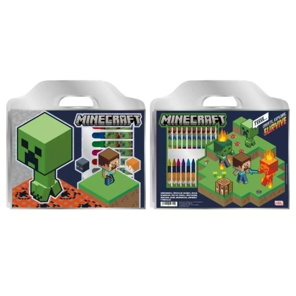 SET ARTE CRESKO MI601 MINECRAFT 67 PIEZAS
