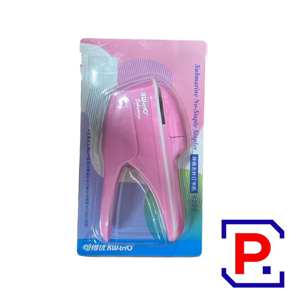 ABROCHADORA SIN BROCHES ROSA PASTEL KW-TRIO 5299 GRANDE