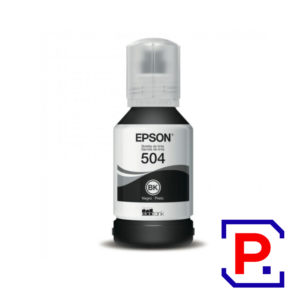 BOTELLA TINTA EPSON 504 NEGRO