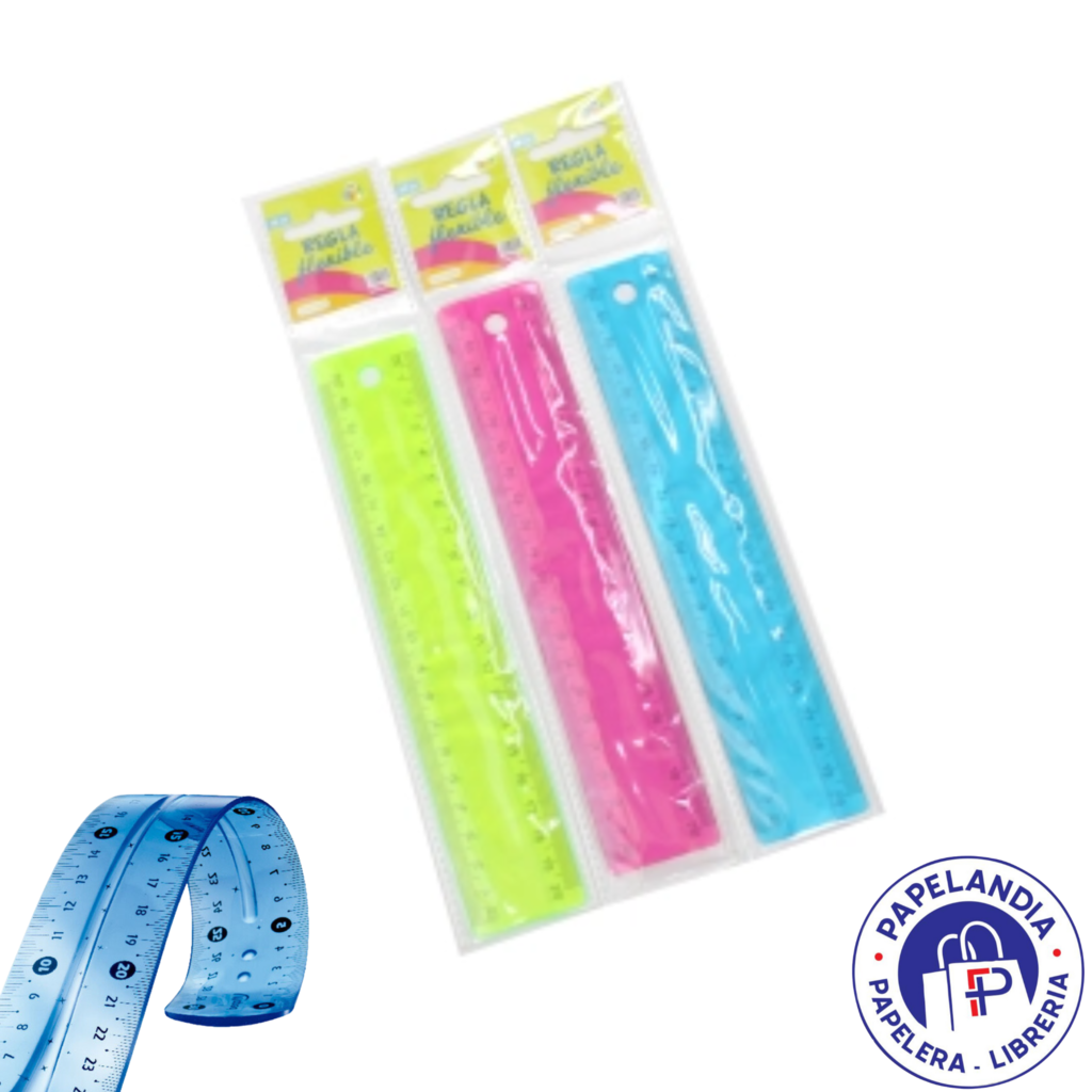REGLA ESCOLAR FLEXIBLE 15CM