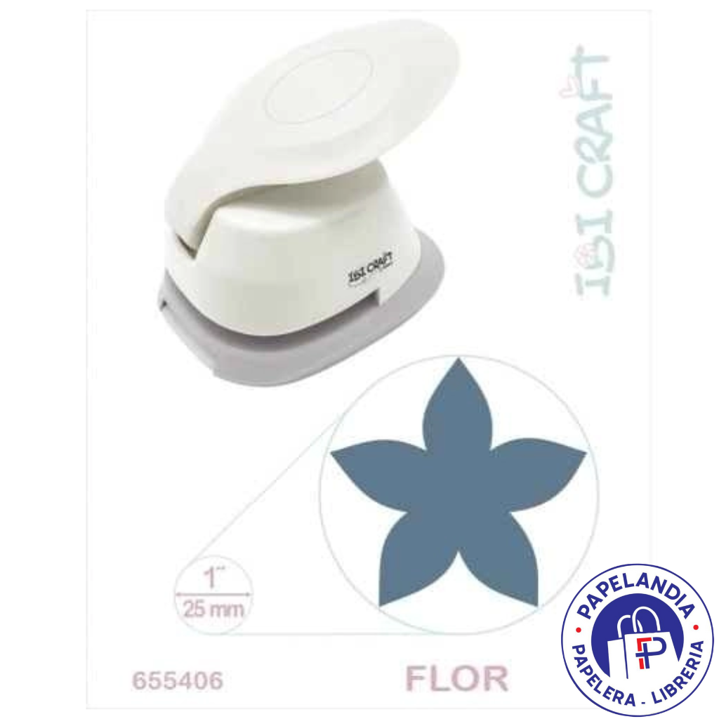 PERFORADORA ARTISTICA P/ GOMA EVA 25MM 1¨ FLOR 15 655406