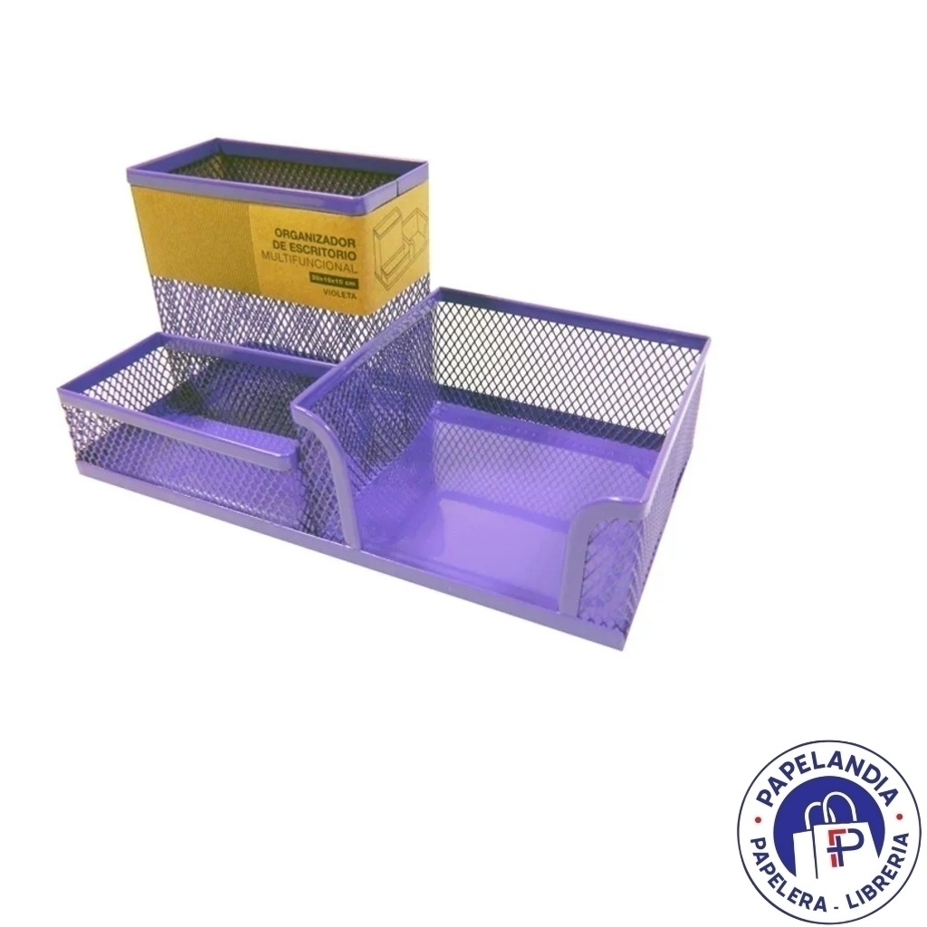 ORGANIZADOR METAL CALADO TALBOT VIOLETA