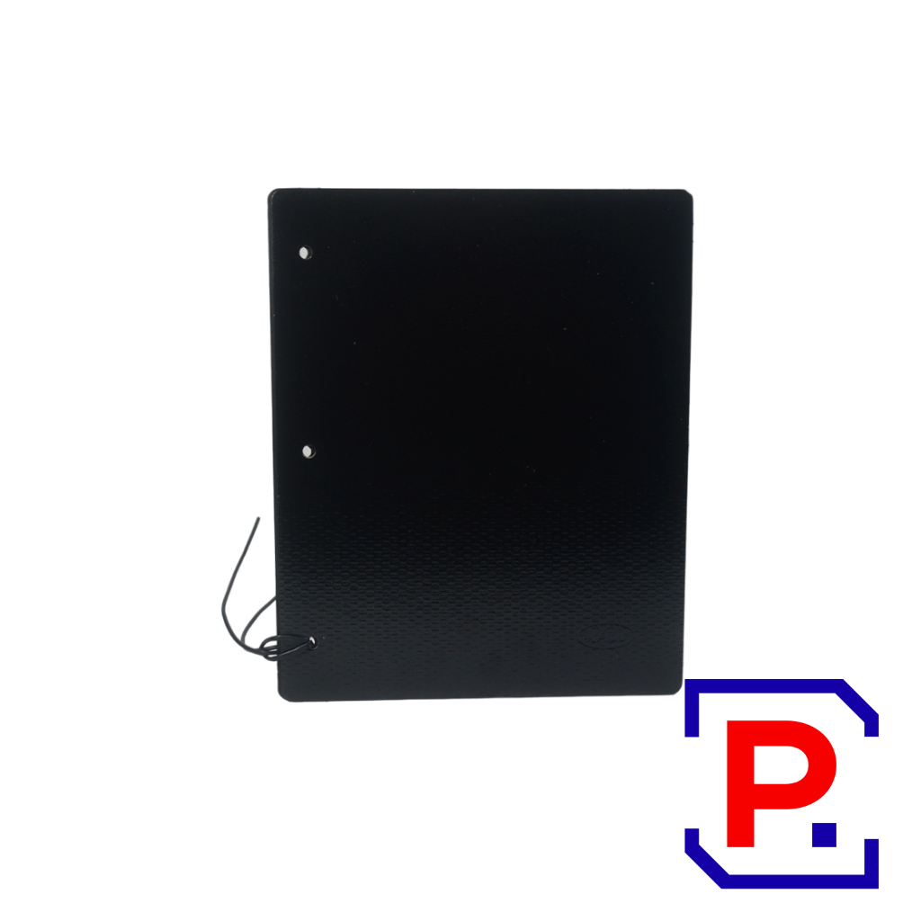 CARPETA ESCOLAR NRO 3 DOS TAPAS FIBRA NEGRA LINEA CALO