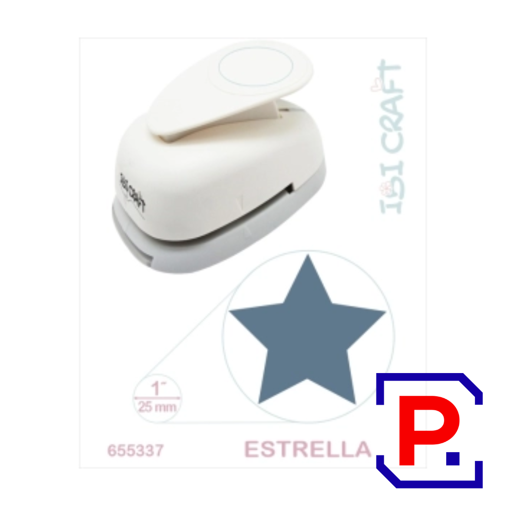 PERFORADORA ARTISTICA 25MM 1" ESTRELLA 655337