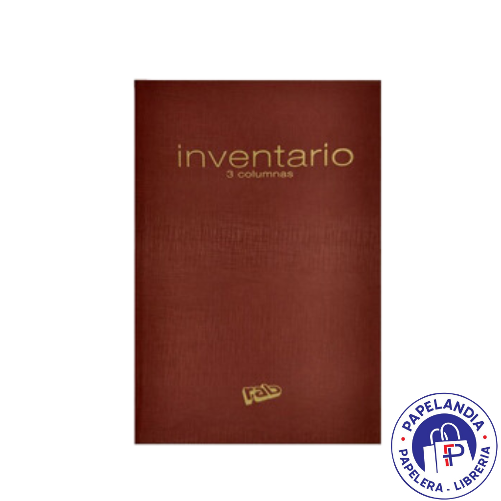 LIBRO INVENTARIO CORONA 2 MANOS 3 COL