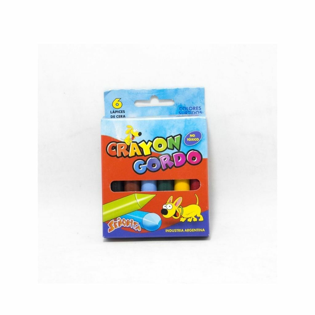 CRAYONES STA X 6 CERA GORDOS