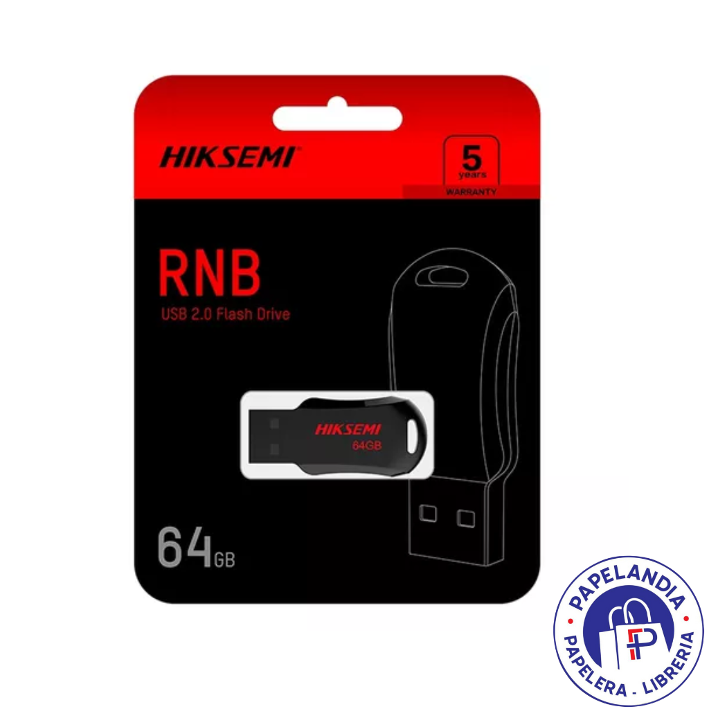 PEN DRIVE 64GB HIKSEMI 2.0 RNB