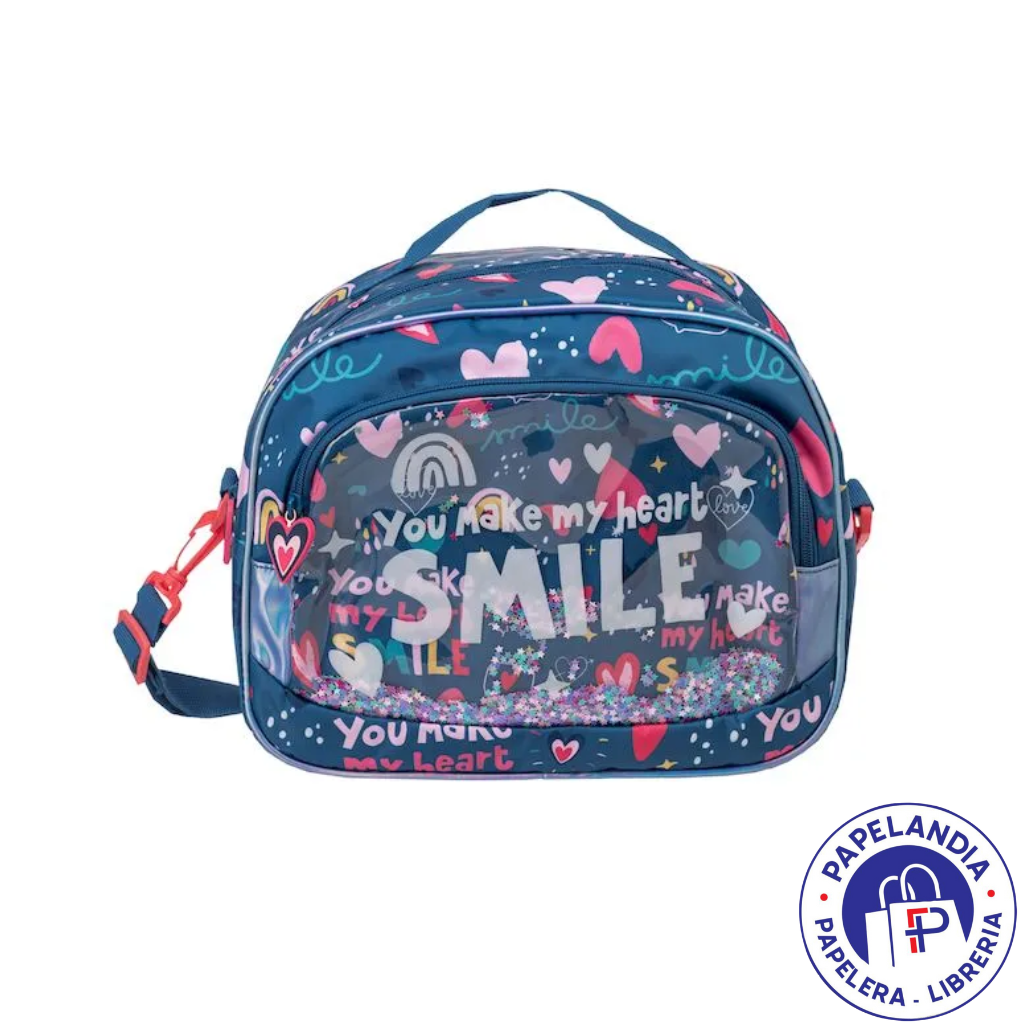 LUNCHERA TALBOT SCHOOL GANG CORAZON 25,5CM COD: 7284