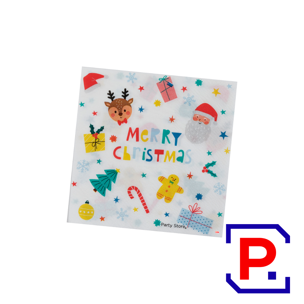 SERVILLETA DE PAPEL *JO JO JO* 25X25CM X 20 UNIDADES DSE120