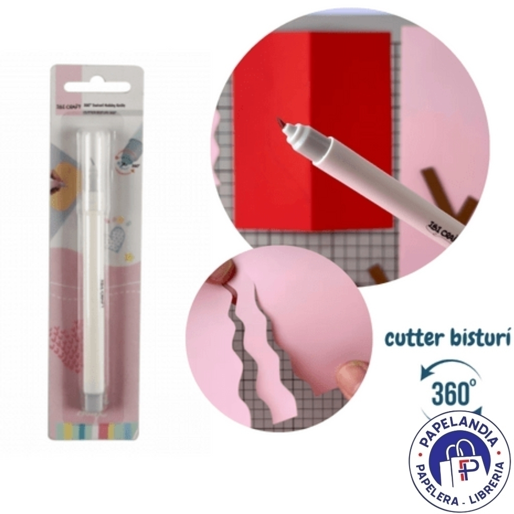 CUTTER BISTURI ERGONOMICO 360 GRADOS IBI