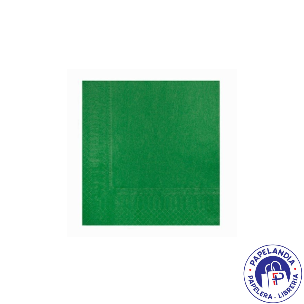 SERVILLETA DE PAPEL VERDE OSCURO X 20 UNIDADES DSE099