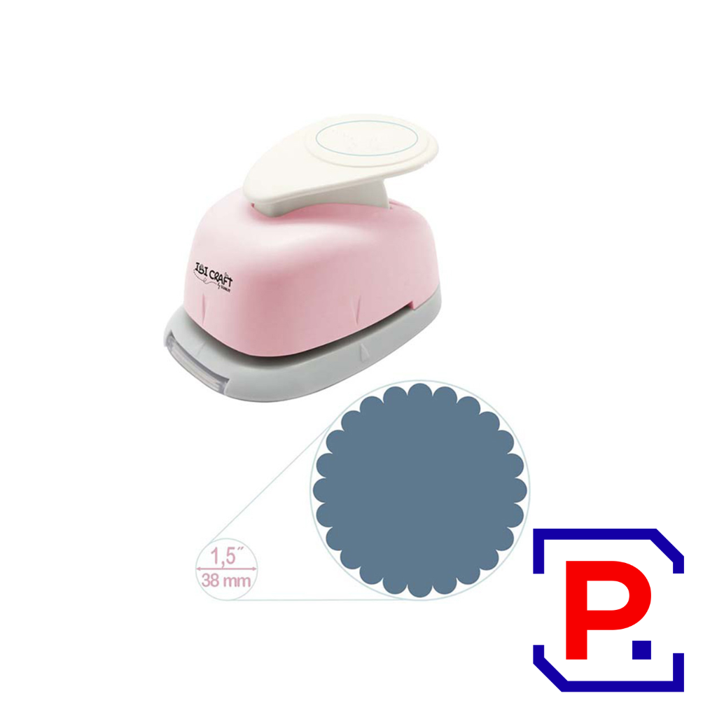 PERFORADORA ARTISTICA 38MM 1.5" BLONDA 655428