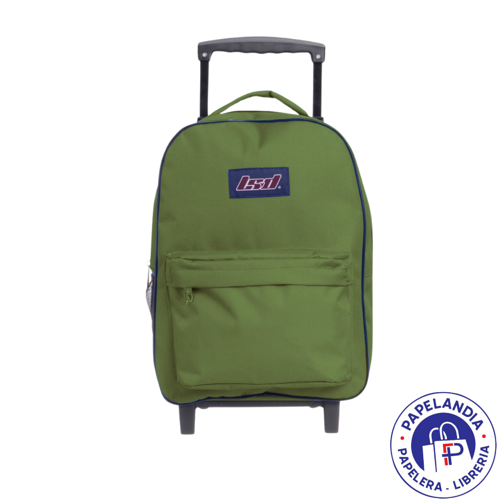 MOCHILA CON CARRO LSYD LISA 17" 94.1200 VERDE