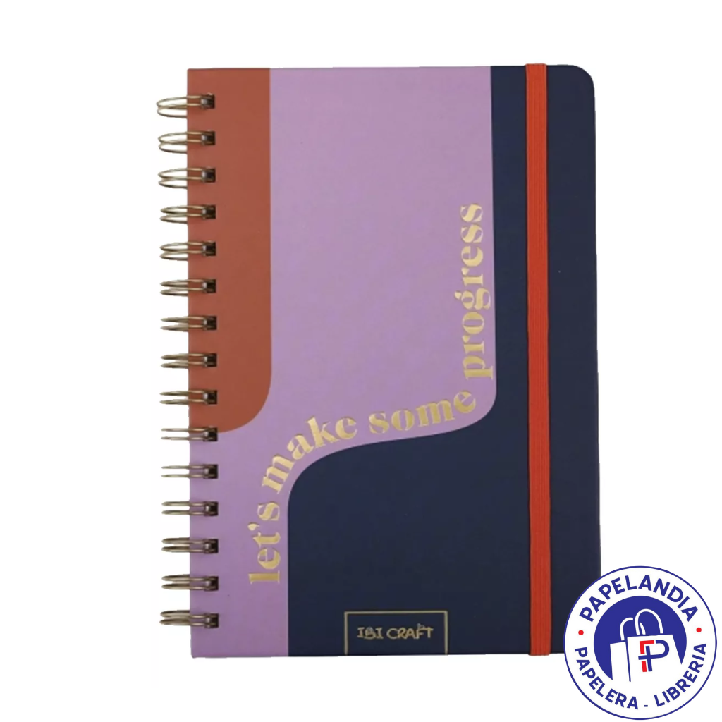 CUADERNO SPIRIT ESPIRAL 60HJS + STICKERS 14*20CM 115130