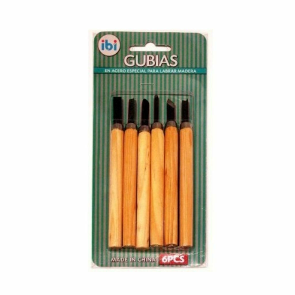 GUBIAS SET X 6 PIEZAS