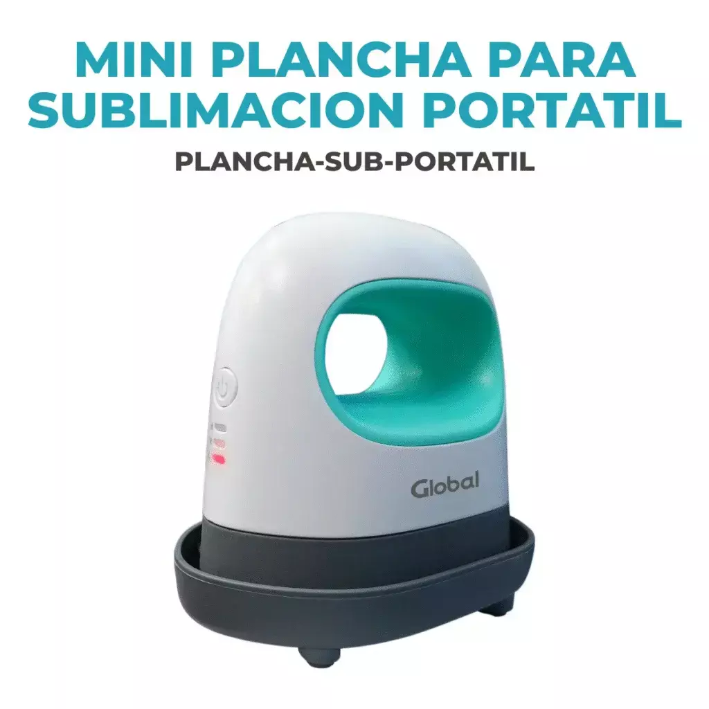 PLANCHA SUBLIMADORA PORTATIL 10.5 CM