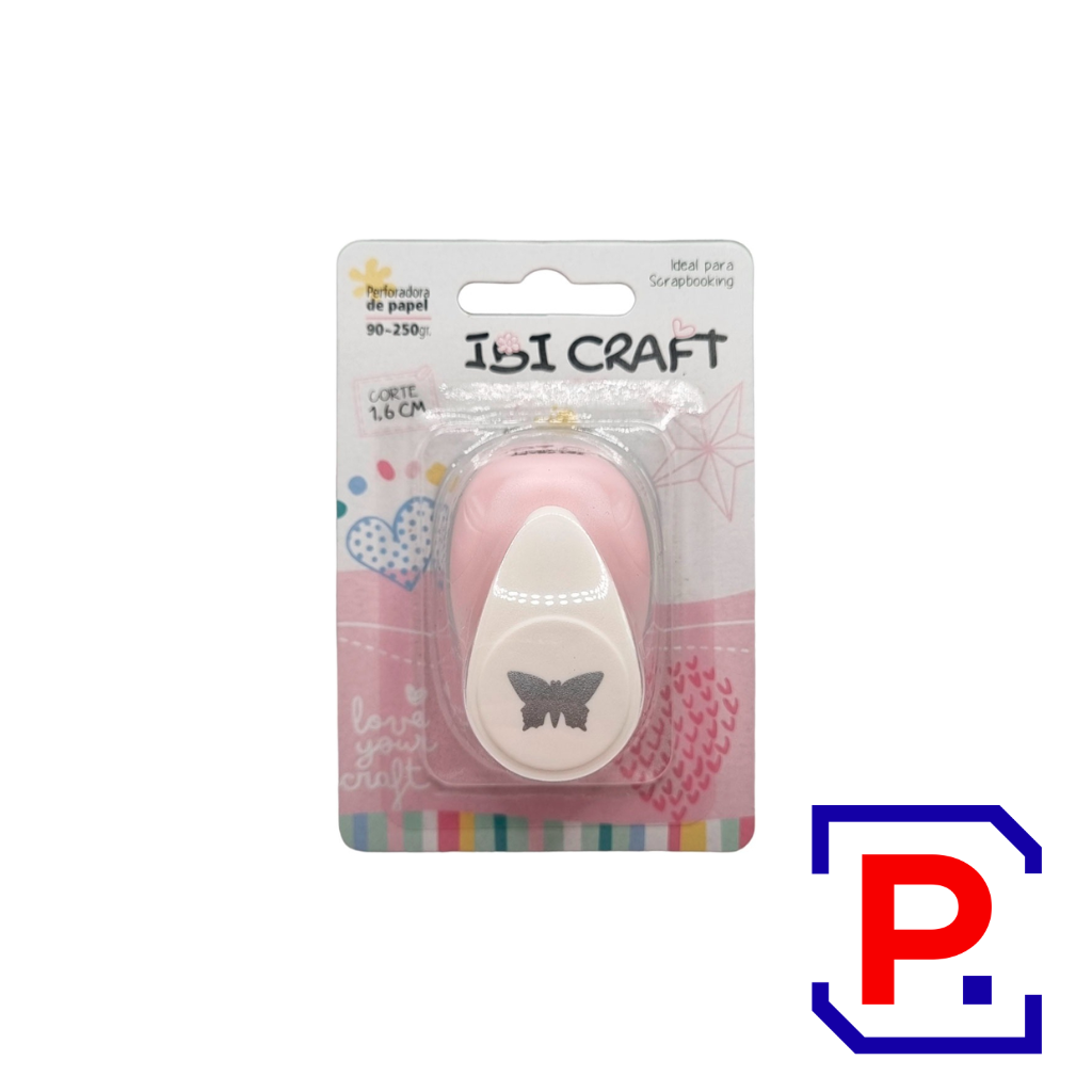 PERFORADORA ARTISTICA 17MM 3/4" MARIPOSA 655020