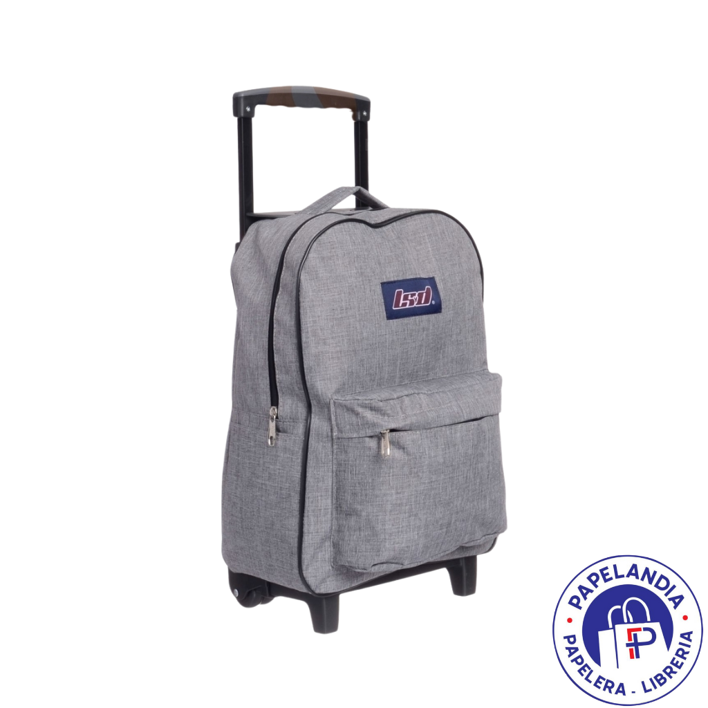 MOCHILA CON CARRO LSYD LISA 17" 94.1200 GRIS