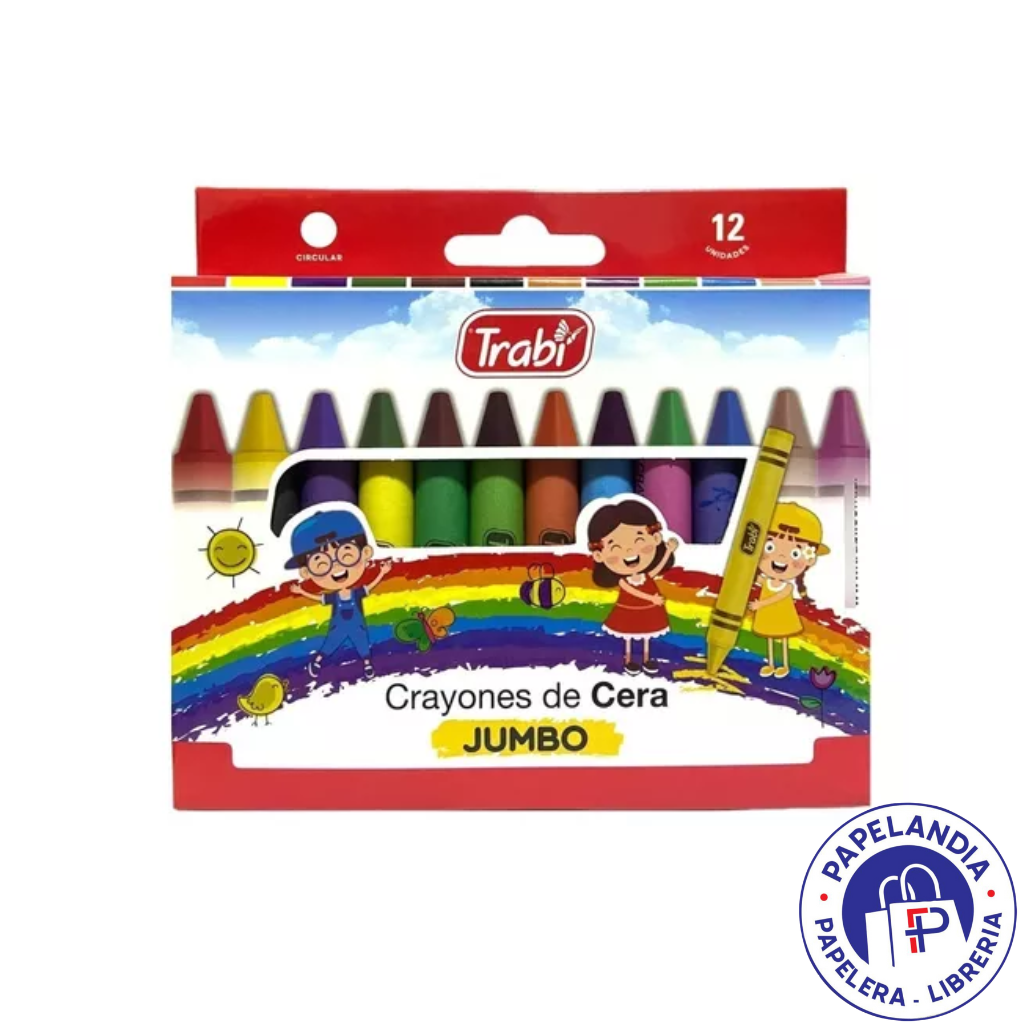 CRAYONES TRABI X 12 JUMBO