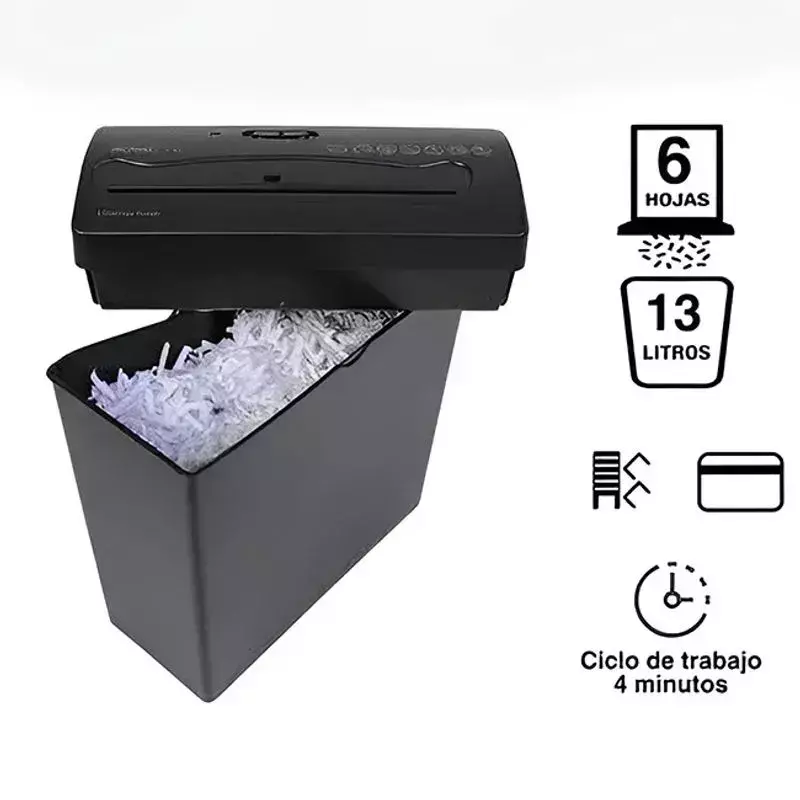 DESTRUCTORA DE PAPEL ROYAL CX6 - 6 HOJAS CRUZADO