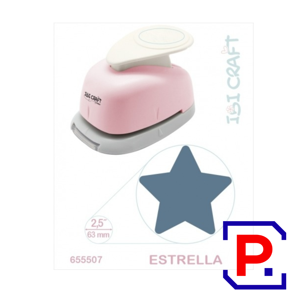 PERFORADORA ARTISTICA 63MM 2.5" ESTRELLA 655507