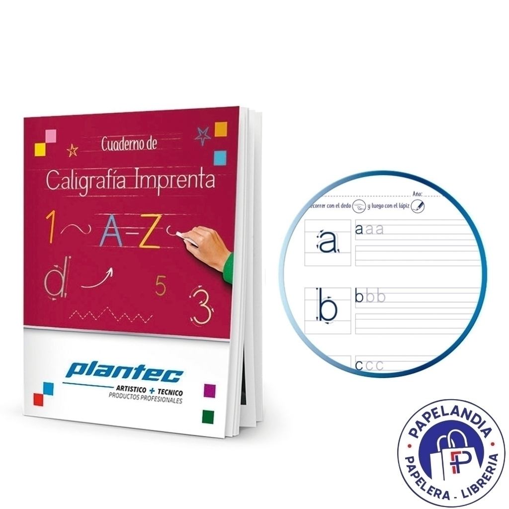 CUADERNO CALIGRAFIA PLANTEC IMPRENTA Nª3