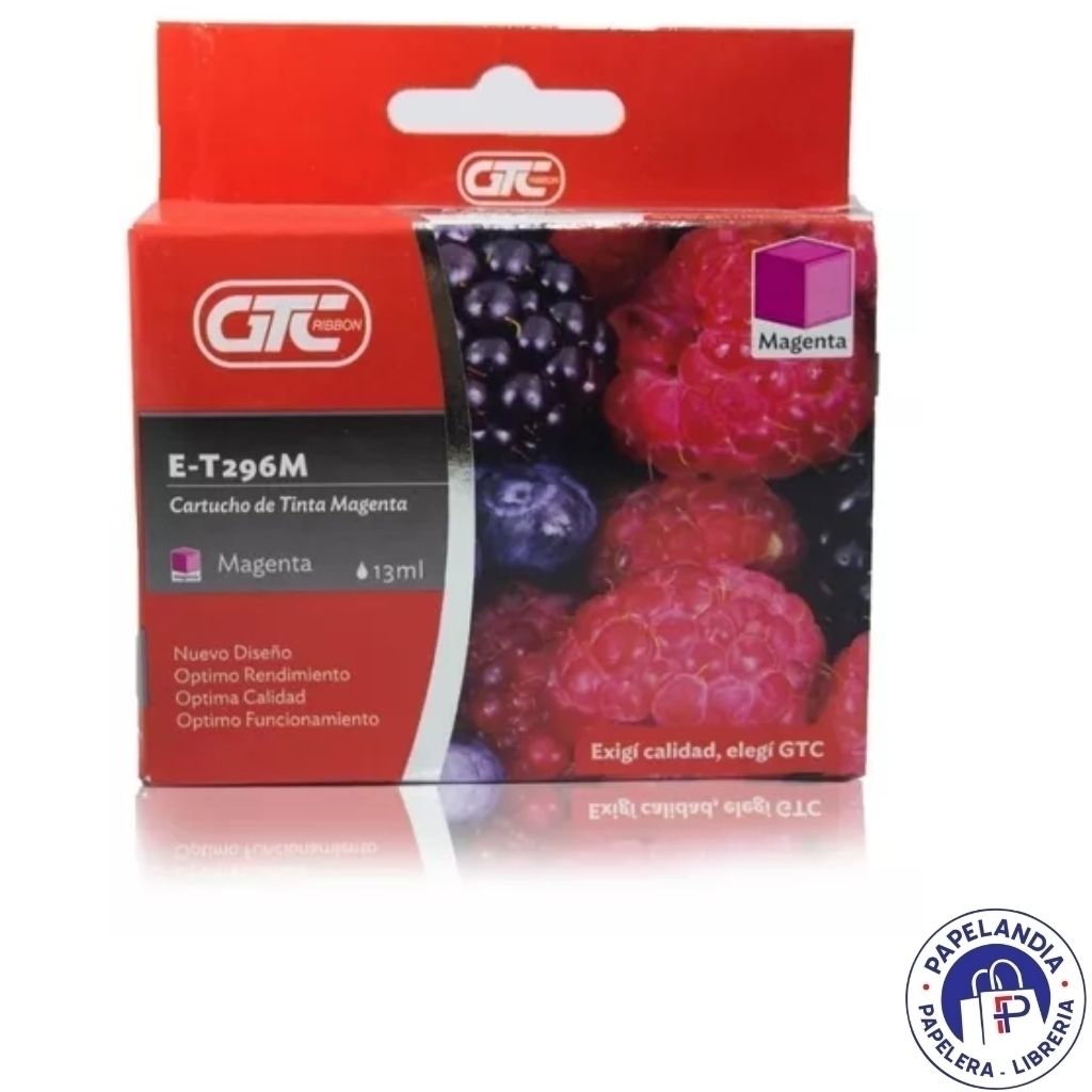CARTUCHO ALTERNATIVO P / EPSON XP231/241/431/441 MAGENTA GT-T296M GTC