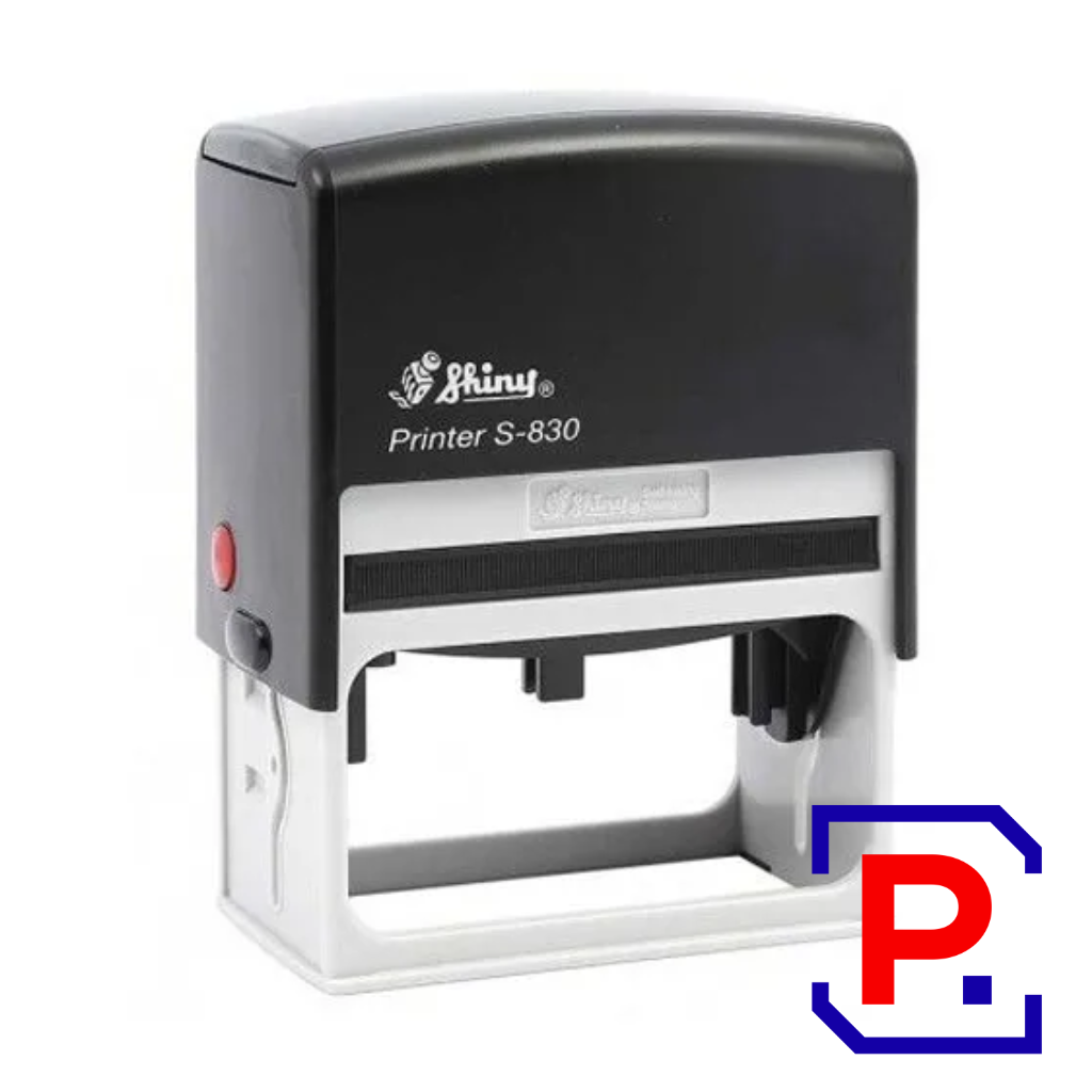 SELLO AUTOMATICO SHINY S-830 AUTOMATICO 75X38MM NEGRO 840056