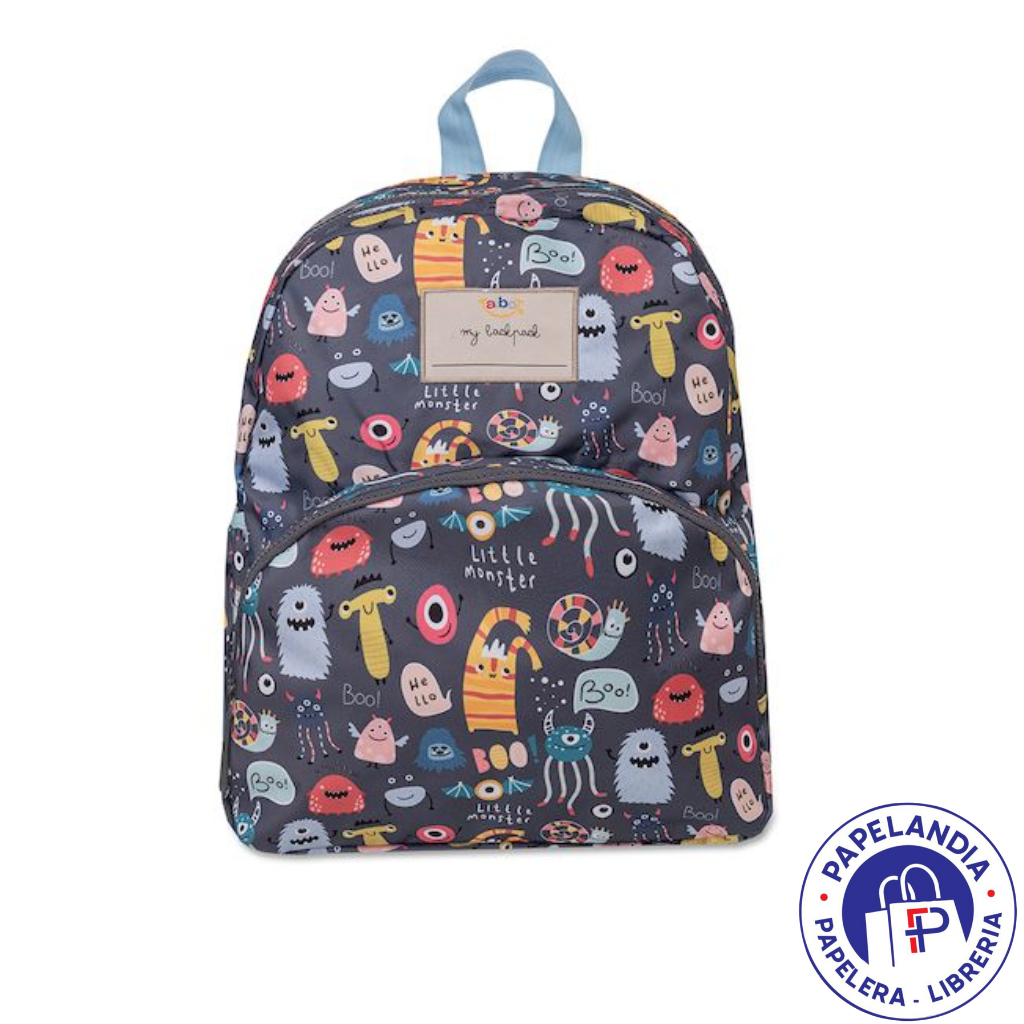 MOCHILA ESPALDA TALBOT KINDER COLLECTION MONSTRUOS 36CM 7293
