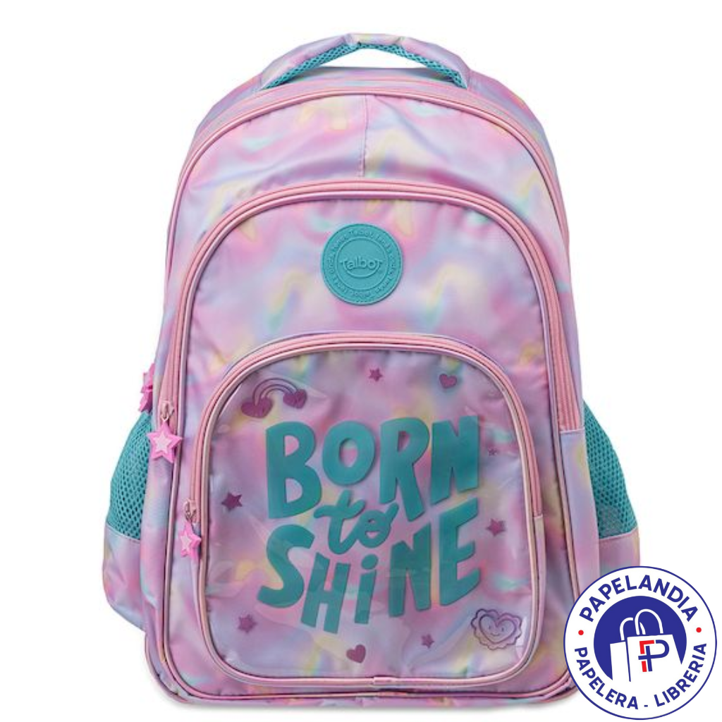 MOCHILA ESPALDA TALBOT SCHOOL GANG HECHA PARA BRILLAR 46CM COD: 7271