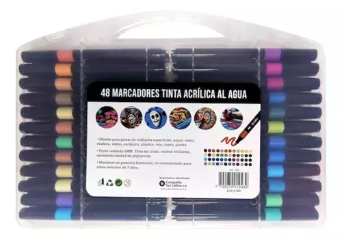 MARCADOR TALBOT ACRILICO VALIJA X 48U 7542