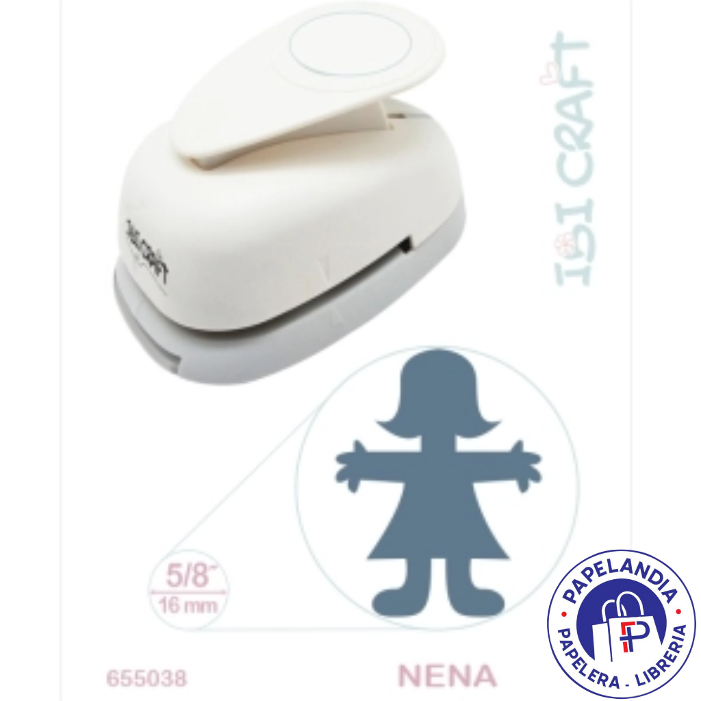 PERFORADORA ARTISTICA 17MM 3/4" CHICA 655038