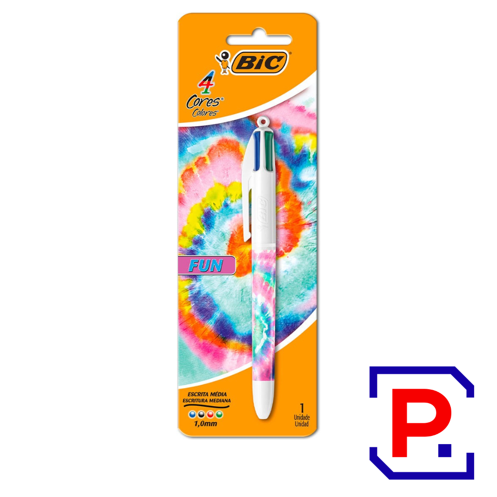 BOLIGRAFO BIC 4 COLORES 1 MM FUN 9309773