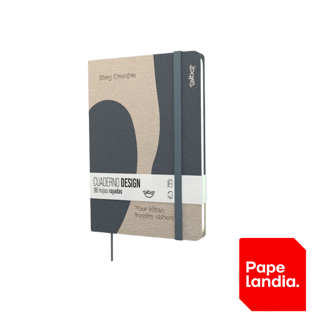 CUADERNO TALBOT DESIGN 14X21 STAY CALM COD: 3982
