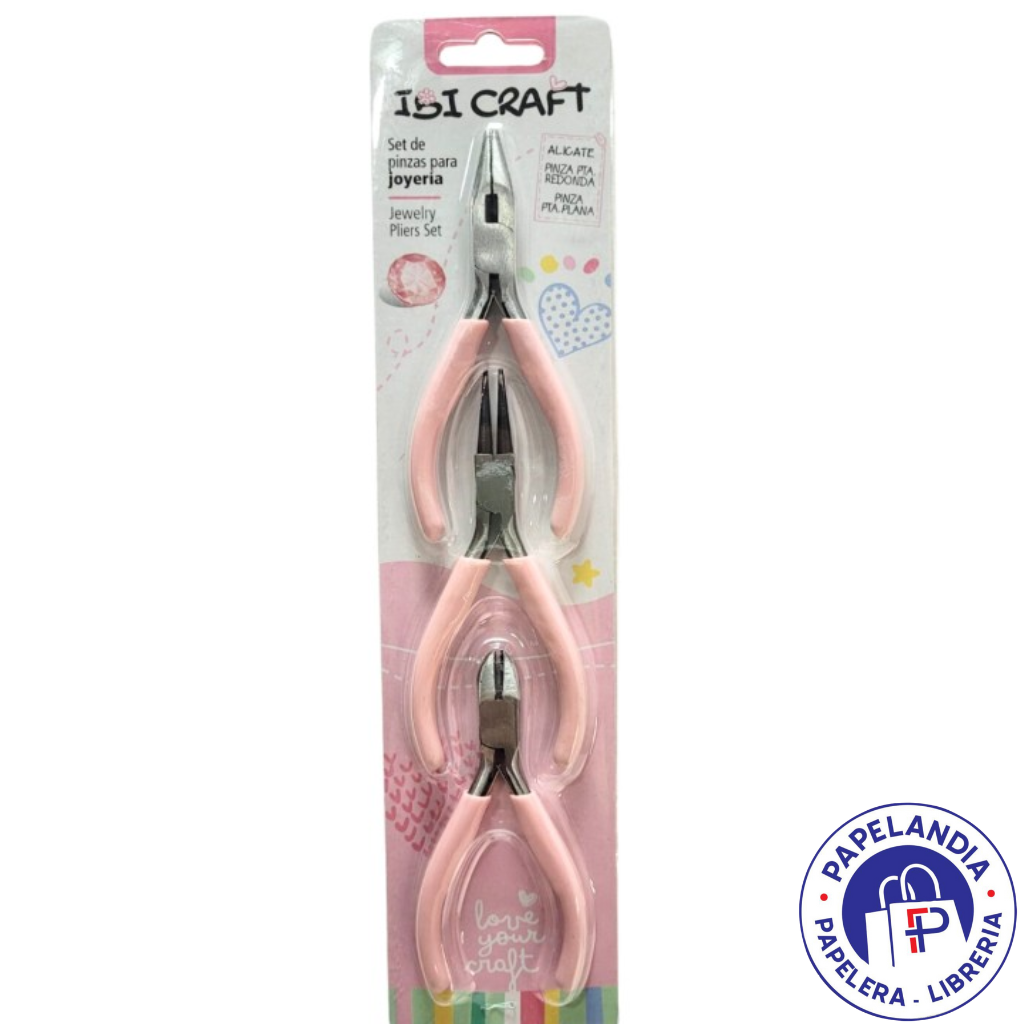 SET PINZAS Y ALICATE (3 PCS) 126100