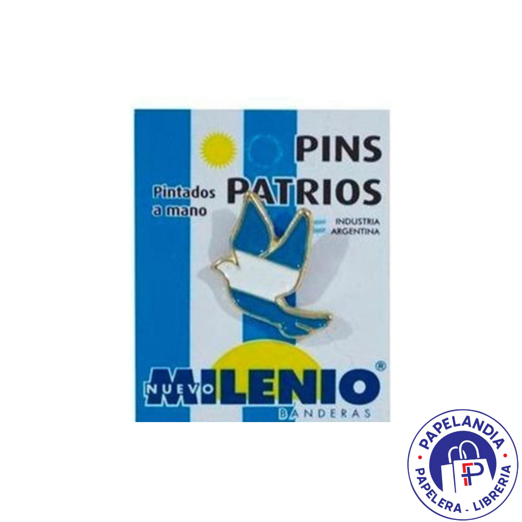 PIN ARGENTINA METALICO NRO 15 PALOMA