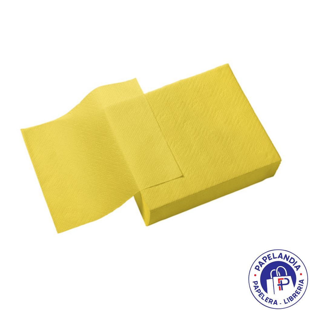 SERVILLETA DE PAPEL AMARILLA X 20 UNIDADES DSE090