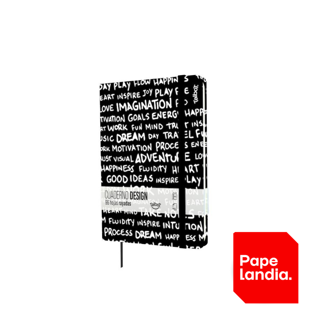CUADERNO TALBOT DESIGN 14X21 MANUSCRITO COD: 3981