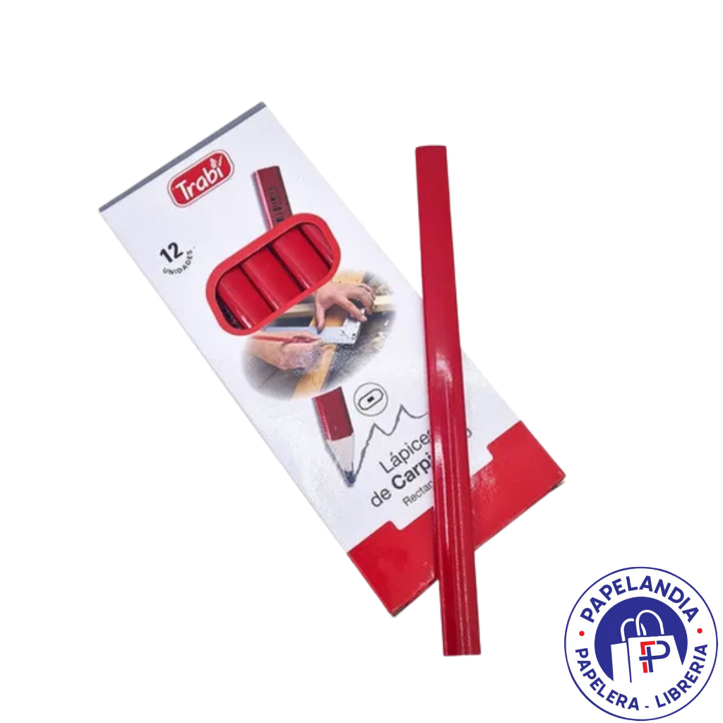 LAPIZ CARPINTERO ROJO