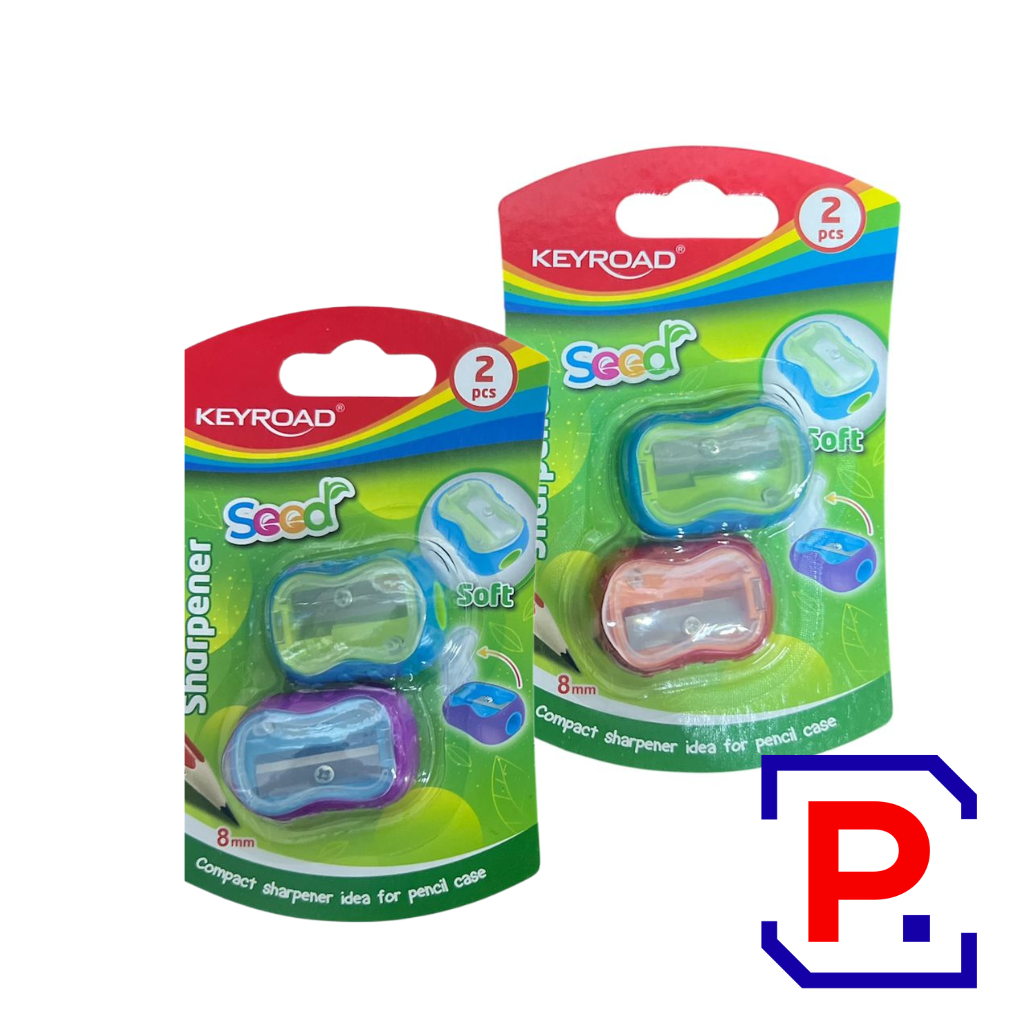 SACAPUNTA SEED 1 ORIFCIO CON TAPA PROYECTORA Y AGARRE SUAVE BLISTER X 2 UNID KR972116