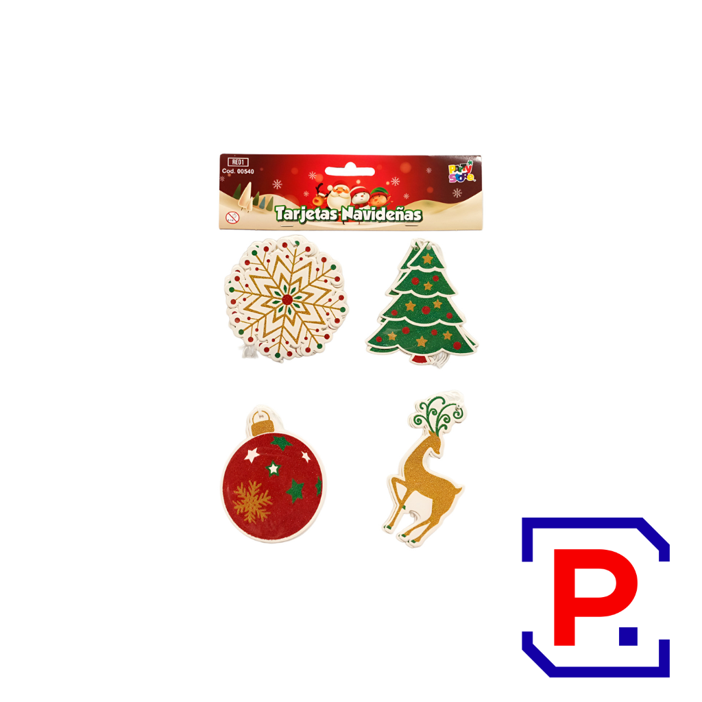 TARJETAS NAVIDEÑAS X12UN. RE01