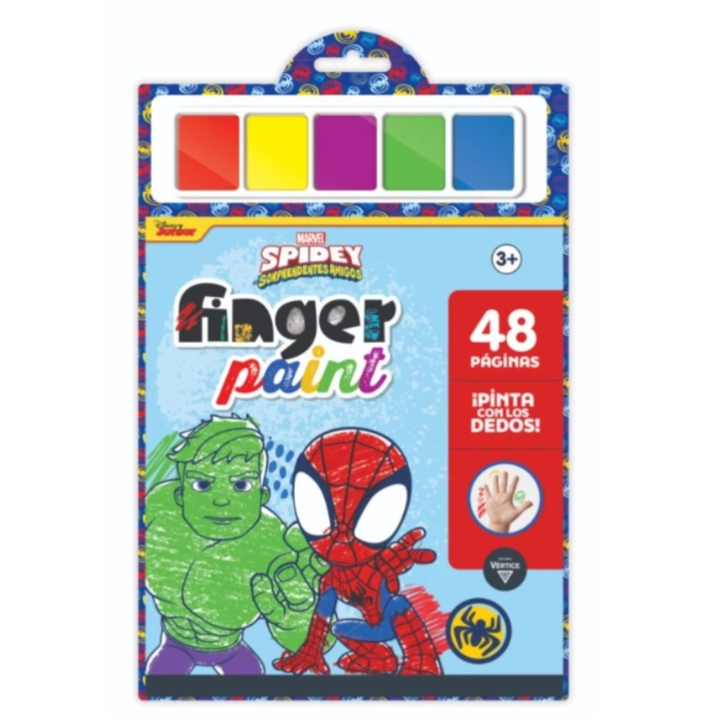 FINGER PAINT SPIDEY Y FRIENDS