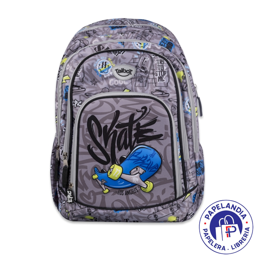 MOCHILA ESPALDA TALBOT SCHOOL GANG PATINAR 45CM COD: 6785