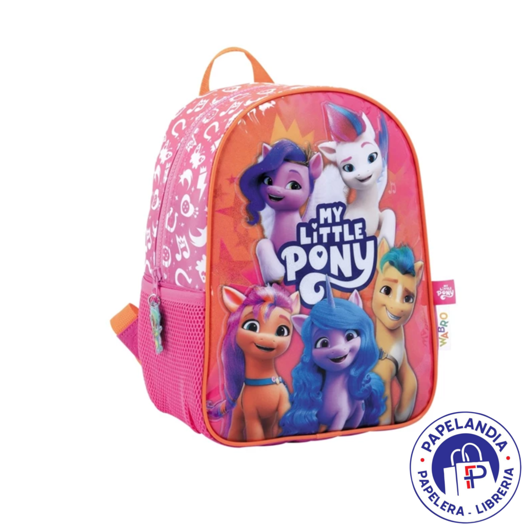 MOCHILA MY LITTLE PONY GROUP ART 11597 ESPALDA 12" BASE ROSA