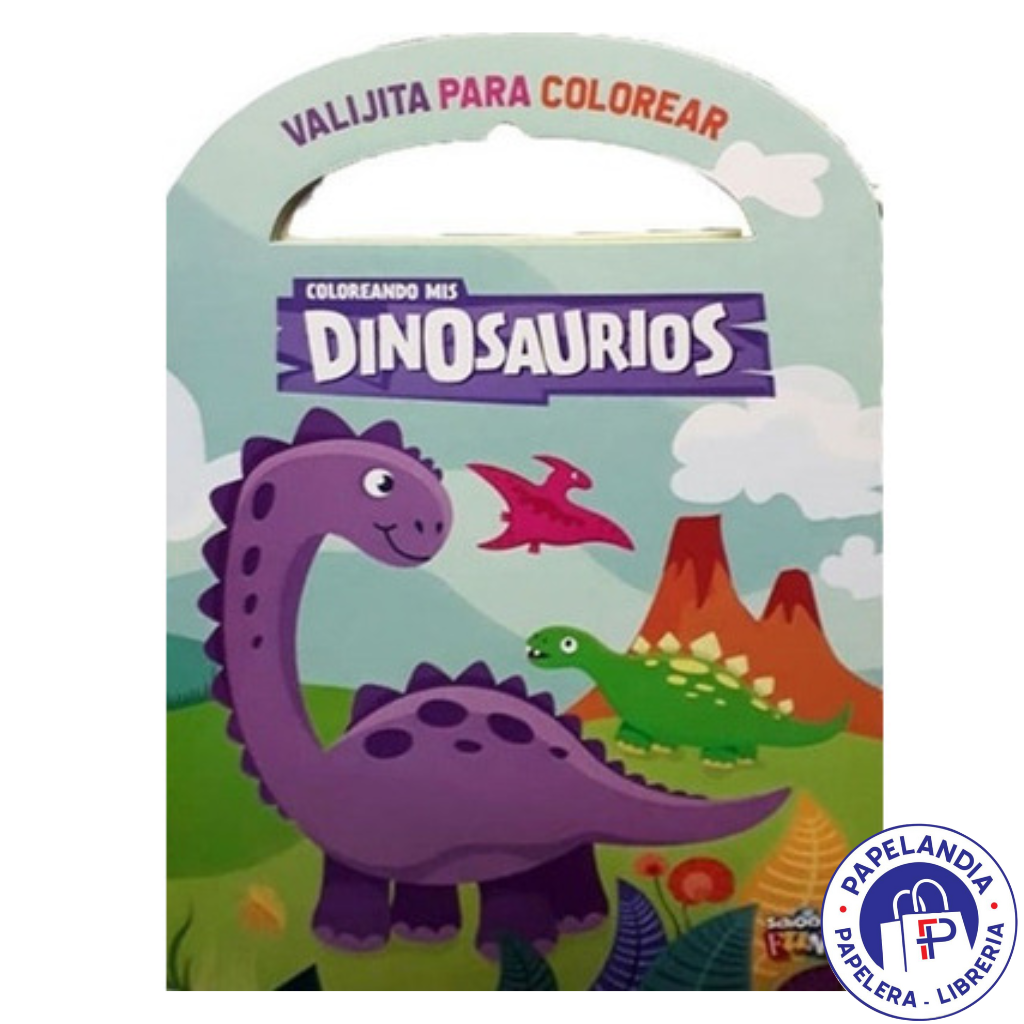 VALIJITA PARA COLOREAR DINOSAURIOS LIST-402