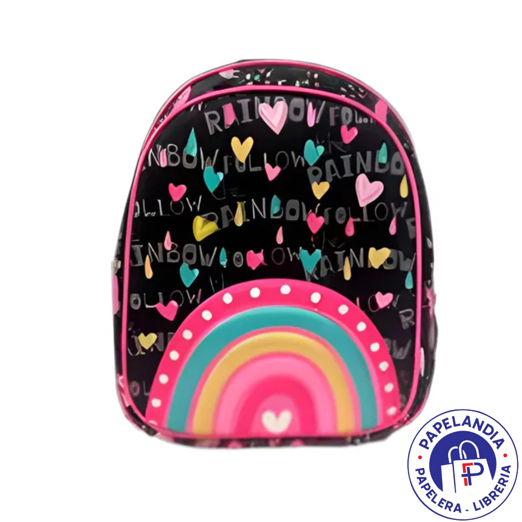 MOCHILA ESPALDA TALBOT FANTASY COLLECTION ARCOIRIS 35CM COD: 7266