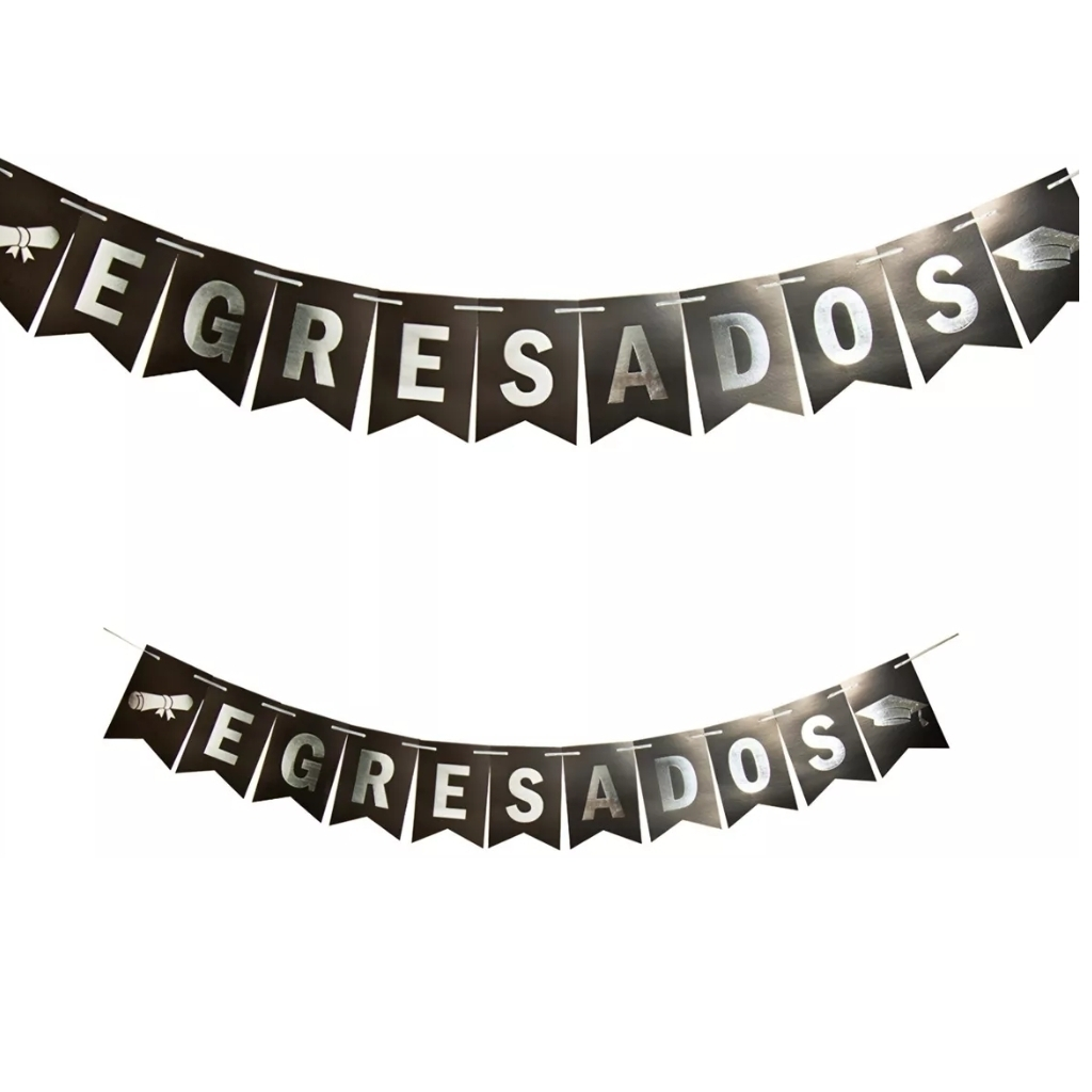 BANDERIN CON STAMPING EGRESADOS X 1 3348/35 GM