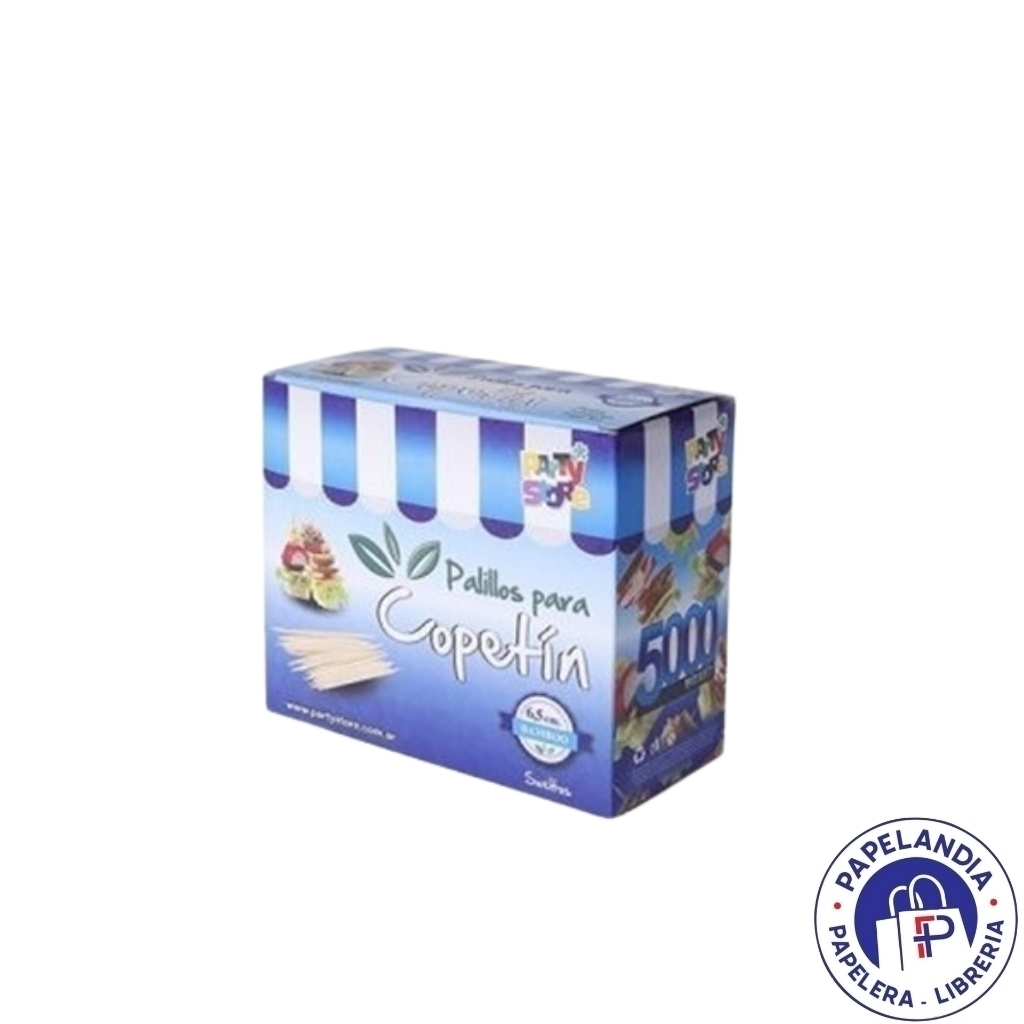 ESCARBADIENTE DISPLAY PALILLOS PARA COPETIN SUELTOS X 5MIL UN. ES5MILS