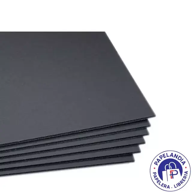 CARTON FOAMBOARD 50 X 70 CM 5 MM NEGRO (055914)