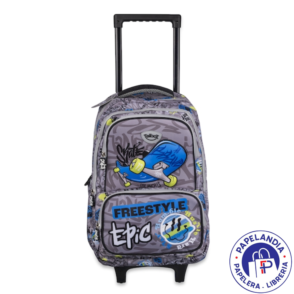 MOCHILA CARRO TALBOT SCHOOL GANG PATINAR 45CM 6787